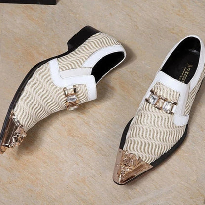 luxury mens shoes designer like snake pattern Dress shoes man Gentleman Slip On Oxfords genuine leather shoes for men Fashion