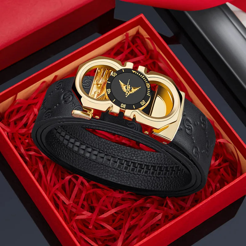Men's fashionable automatic buckle waistband, casual belt, personalized and versatile, high-end belt