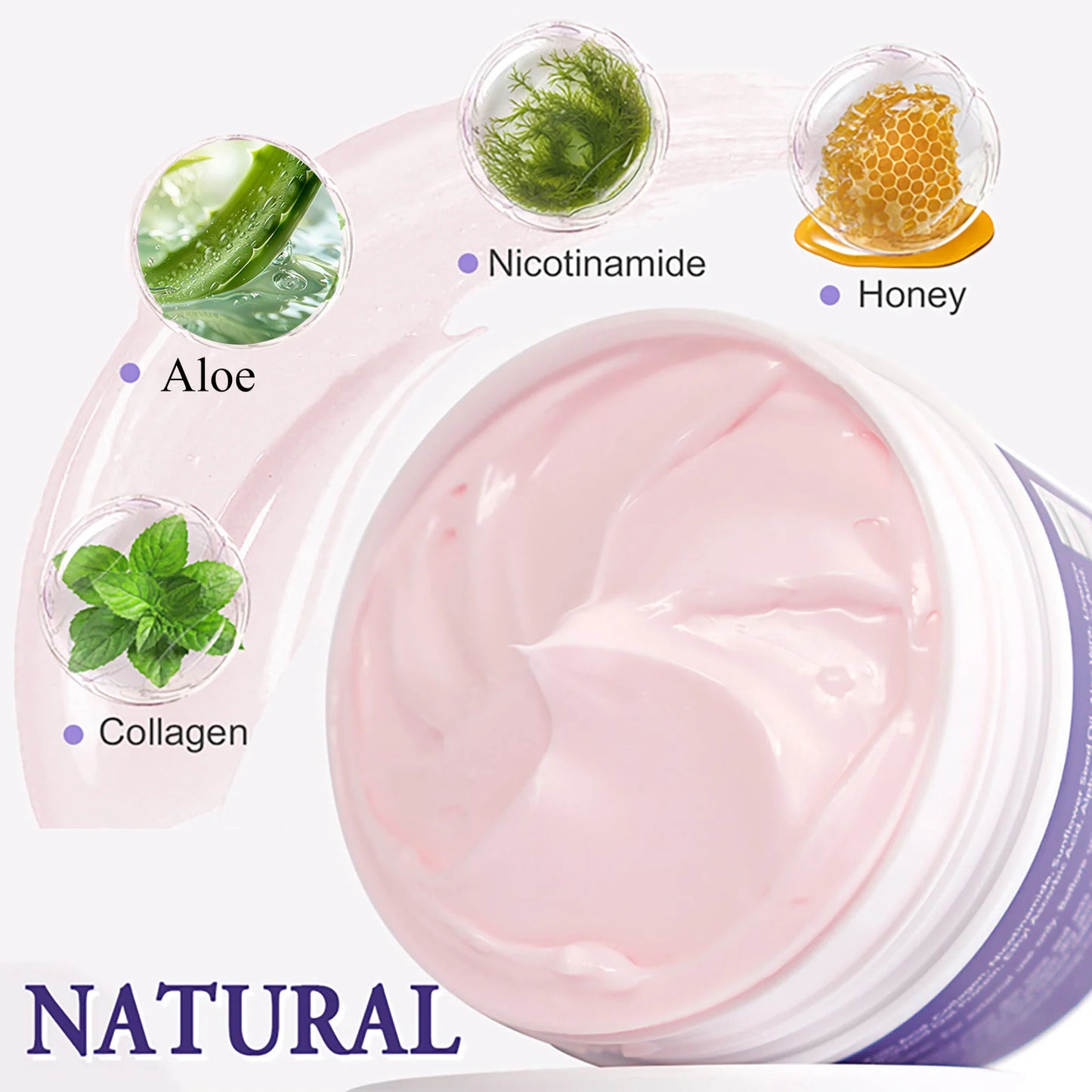 AILKE Glutathione Whitening Cream, Advanced Lightening Lotion, Glowing Cream For All Skin, Reduce Dark Spots, Even Skin Tone