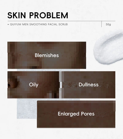 Men's Smooth Facial Scrub 50g Cleansing Pores Men's Skin Care Products