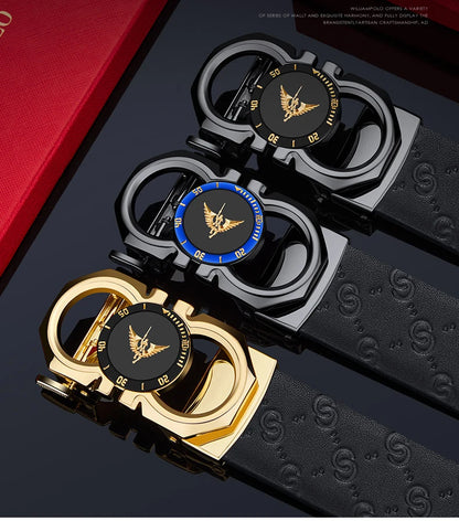 Men's fashionable automatic buckle waistband, casual belt, personalized and versatile, high-end belt