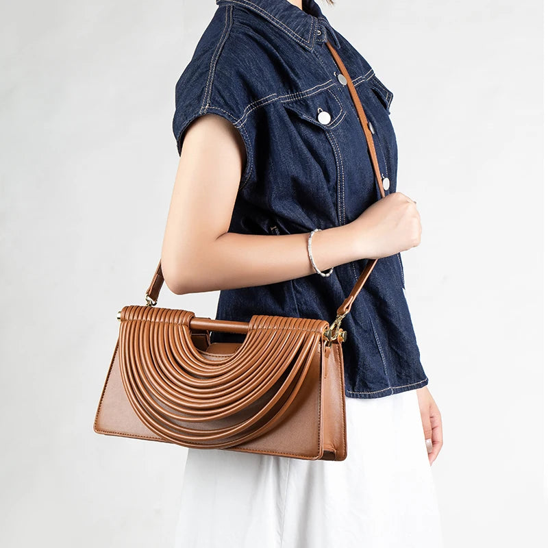 Handbags for Women 2025 New Gold Luxury Designer Brand Handwoven Noodle Bags Leather Pulled Hobo Silver Evening Clutch Chic