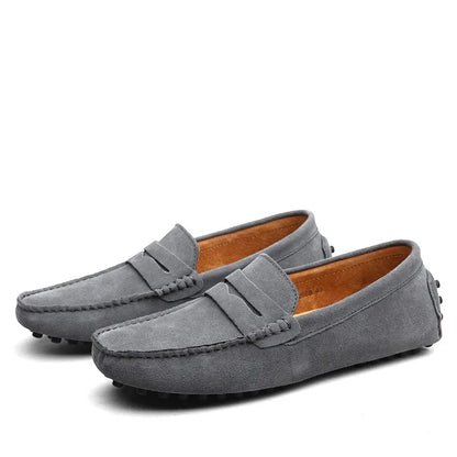 Handmade Men Casual Shoes Soft Loafers Lightweight Driving Shoes Fashion Slip on Flats High Quality Moccasins Non Slip Men Shoes