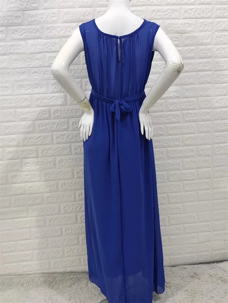 Woman Pregnancy Clothes New Sleeveless Maternity Dresses Photoshoot Women See-through High Elastic Net Photography Dress