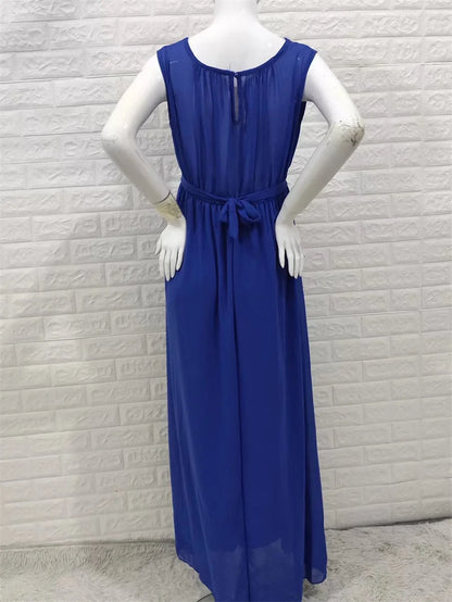 Woman Pregnancy Clothes New Sleeveless Maternity Dresses Photoshoot Women See-through High Elastic Net Photography Dress