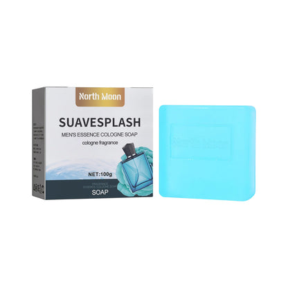 OceAura Men's Perfume Bath Soap Gentle Cleansing Body Skin Refreshing Non-oily Comfort Care Soap Cool Texture 70g
