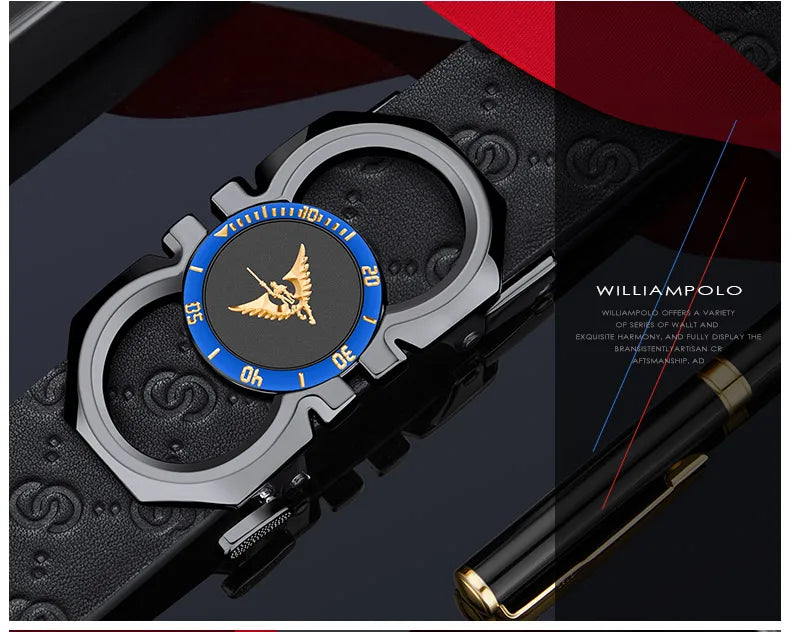 Men's fashionable automatic buckle waistband, casual belt, personalized and versatile, high-end belt
