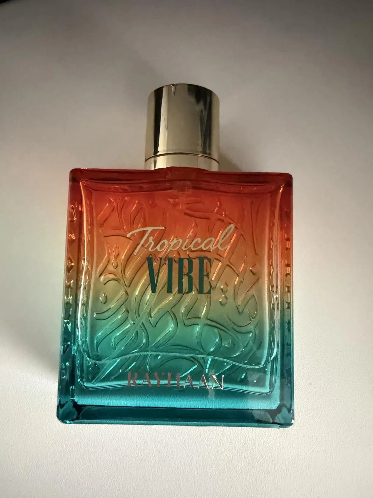 RAYHAAN Tropical VIBE EDP Perfume， Gradual orange blue bottle tropical fruit citrus neutral perfume 100ml