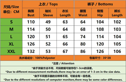 New Simple Striped Suit Simple  Loose Comfortable Lazy Style Long-sleeved Round Neck Pullover Top Lace-up Trousers Two-piece Set