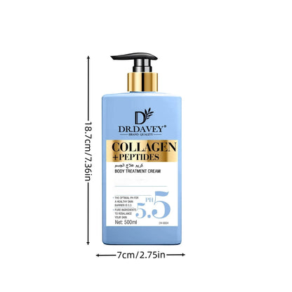500mlLarge Capacity Collagen+Peptide Body LotionCollagen Body LotionBody Lotion Moisturizing Body Milk Refreshing Non-Greasy Hyd
