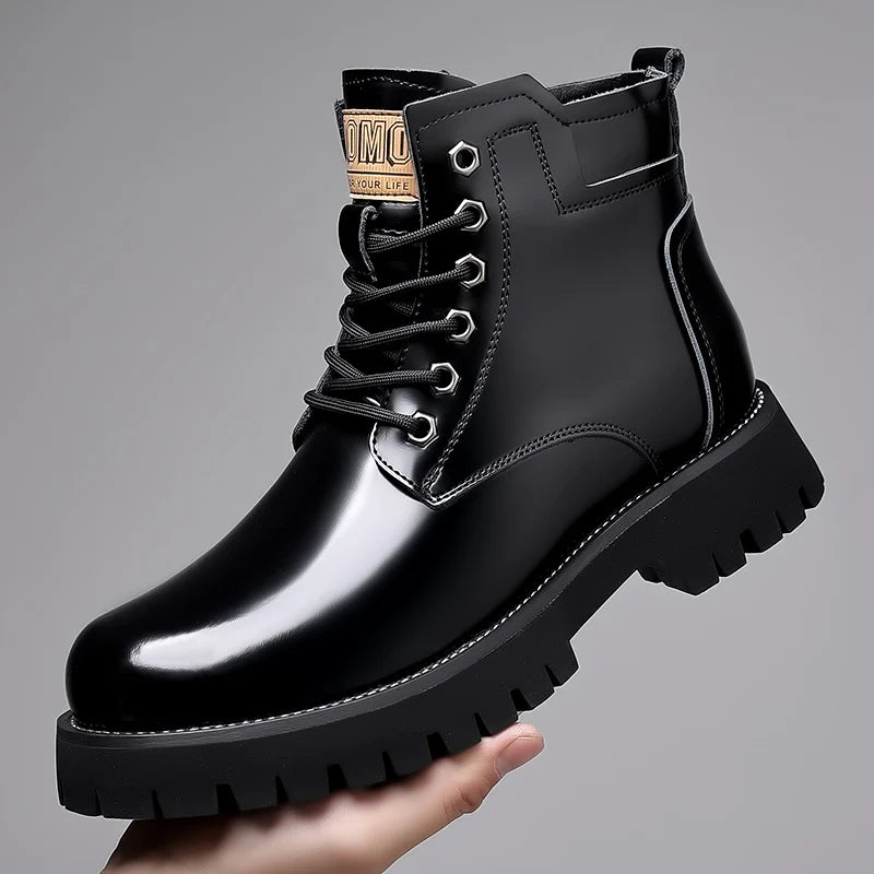 Men Boots 2023 New Winter Slippers Warm Men Shoes Waterproof Non-Slip Plush Sneakers Male Tenis Shoes Boots Men Sneakers Winter