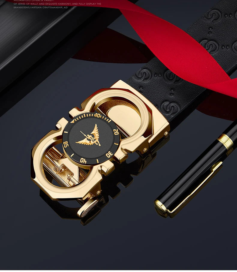 Men's fashionable automatic buckle waistband, casual belt, personalized and versatile, high-end belt