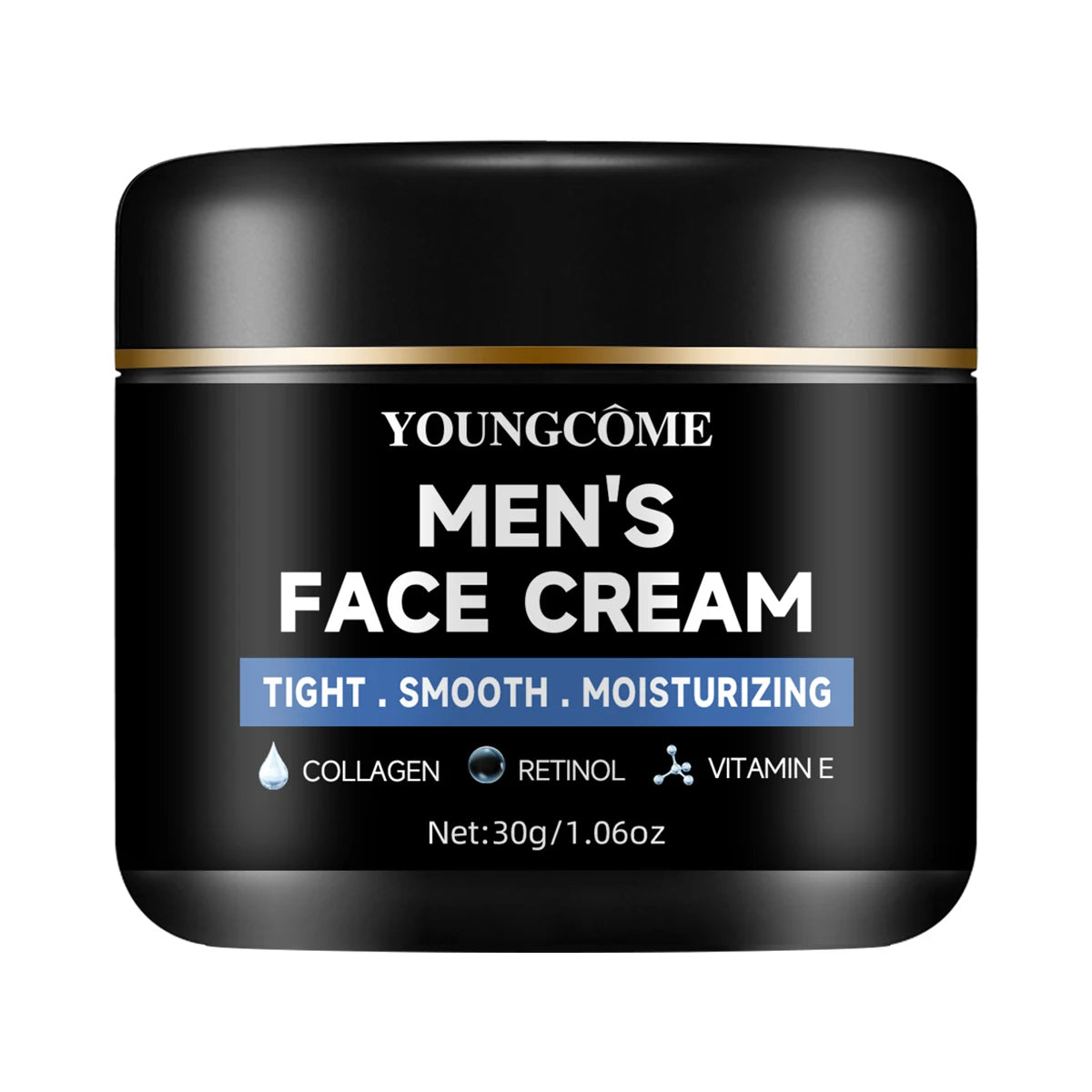 Men's Collagen Moisturizing Cream with Retinol and Vitamins, Refreshing and Hydrating,Anti-Wrinkle Aging Moisturizing Cream