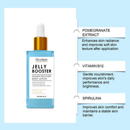 Jelly Booster Pigment Booster Recovery Body Lotion,Nicotinamide Visual Brightening Serum,Hydration Moisturizing,Fade Dark Spots