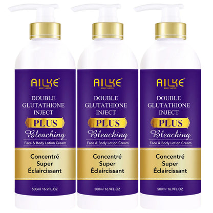 AILKE Glutathione Whitening Cream, Advanced Lightening Lotion, Glowing Cream For All Skin, Reduce Dark Spots, Even Skin Tone