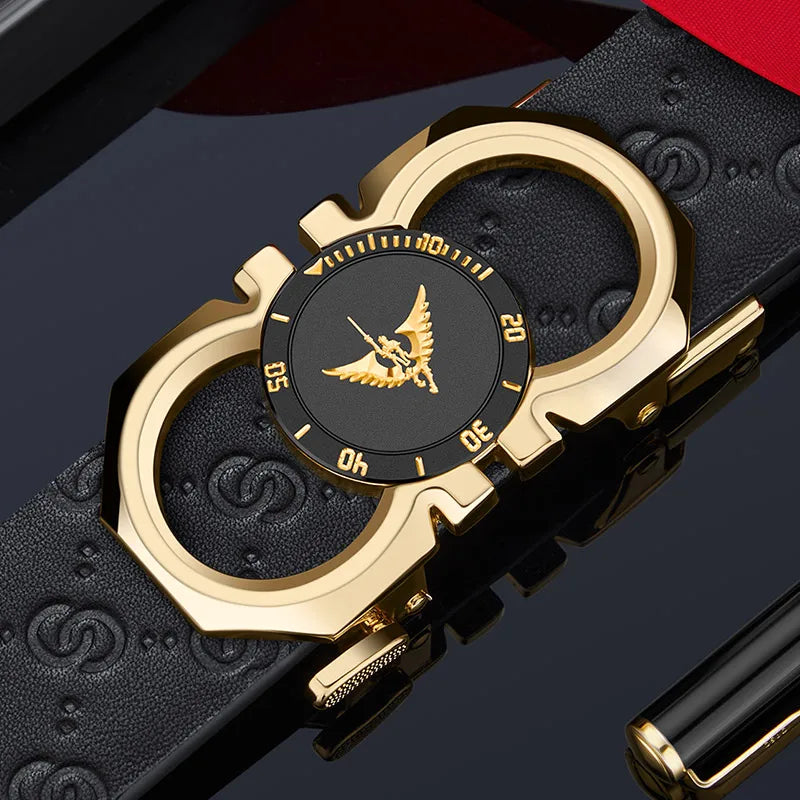 Men's fashionable automatic buckle waistband, casual belt, personalized and versatile, high-end belt