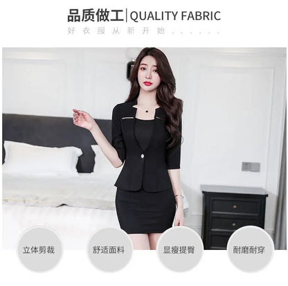 Woman Work Clothes Suit Hotel Waiter Beauty Salon Spa Massage Nail Cafe Sexy Foot Bath Sauna Technician Overall Skirt Uniform