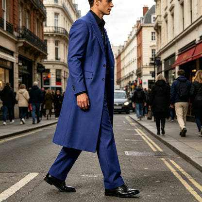 Men's Long Tailcoat 3 Piece Suit Set Blazer Vest Pants Formal Business Slim Fit Jacket Gothic Victorian Style Tuxedo for Wedding