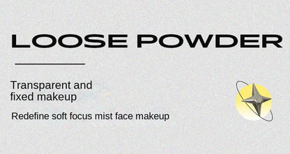 KATO Oil Control Loose Powder Soft Matte Shimmer Setting Finishing Foundation Powder Natural Long Lasting Brighten Skin