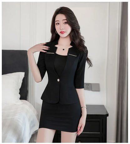 Woman Work Clothes Suit Hotel Waiter Beauty Salon Spa Massage Nail Cafe Sexy Foot Bath Sauna Technician Overall Skirt Uniform