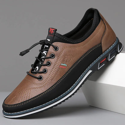 Men Dress Shoes Comfort Business Casual Oxford Shoes Fashion Dress Sneakers Office Working Walking Premium Leather Derby Shoe