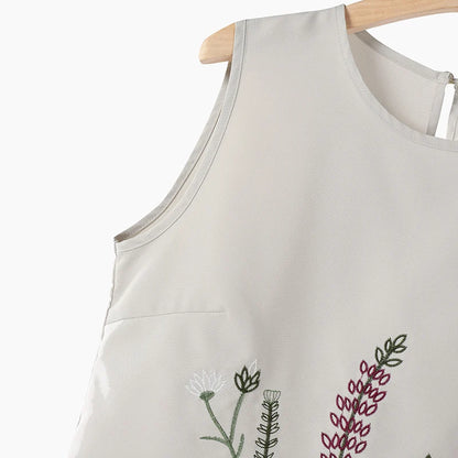 Fashion 2PCS Summer Outfits ZANZEA Sleeveless Embroidery Blouse Pant Sets Women Work OL Matching Sets Casual Holiday Tracksuits