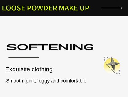 KATO Oil Control Loose Powder Soft Matte Shimmer Setting Finishing Foundation Powder Natural Long Lasting Brighten Skin