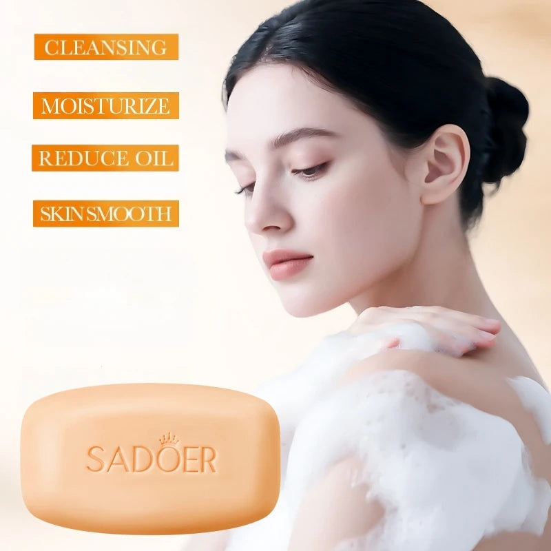 100g Honey Milk Moisturizing Cleansing Soap, Containing Extracts of Honey, Centella Asiatica, Aloe Vera Leaves, and Milk, Is a Multi-Purpose Soap Suitable for the Entire Body. Rich in Foam, It's Easy to Rinse Off, Effectively