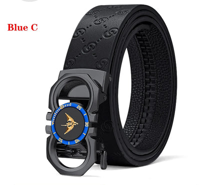 Men's fashionable automatic buckle waistband, casual belt, personalized and versatile, high-end belt