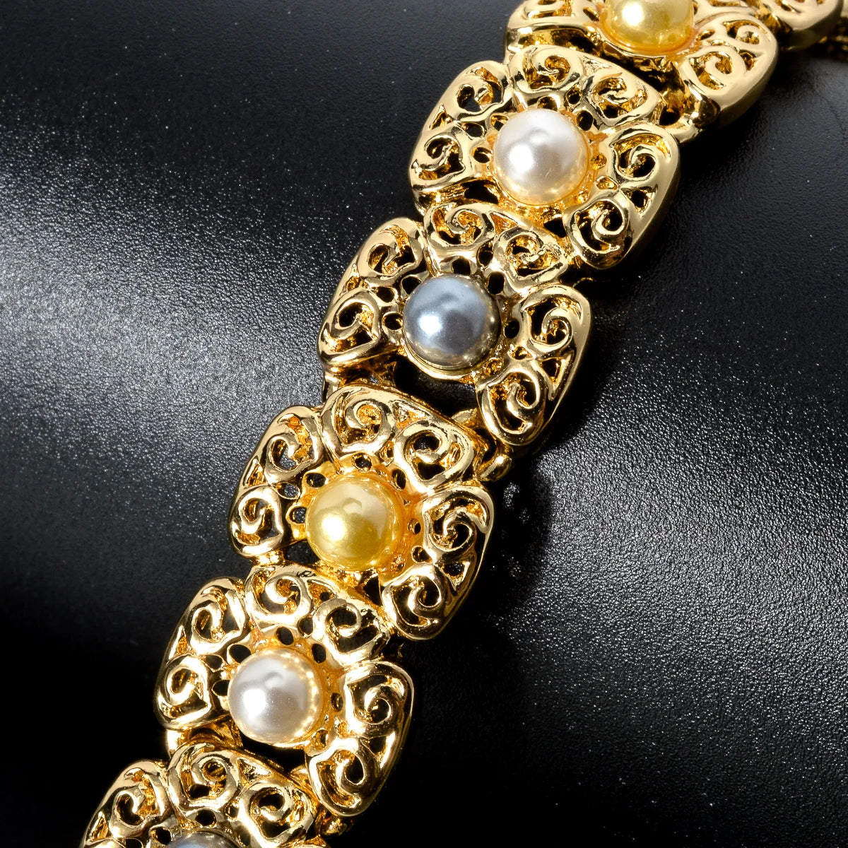 Luxury Quality Jewelry Set For Women Pearl Necklace Bracelet Ring Earring 2024 Trend Wedding Party Jewelry Set Mother's Day Gift