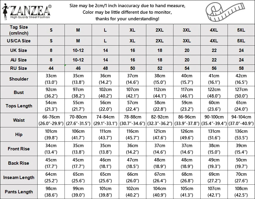 Fashion 2PCS Summer Outfits ZANZEA Sleeveless Embroidery Blouse Pant Sets Women Work OL Matching Sets Casual Holiday Tracksuits