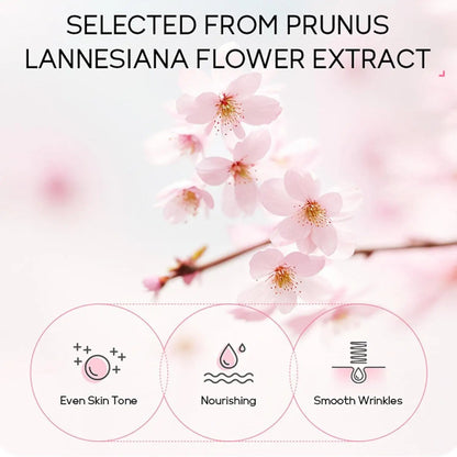 24pcs Sakura Skin Care Set Eye & Lip Masks Serum Nud Masks Cleanser Toner Essence Cream Moisturizing Smoothing Nourishing Beauty