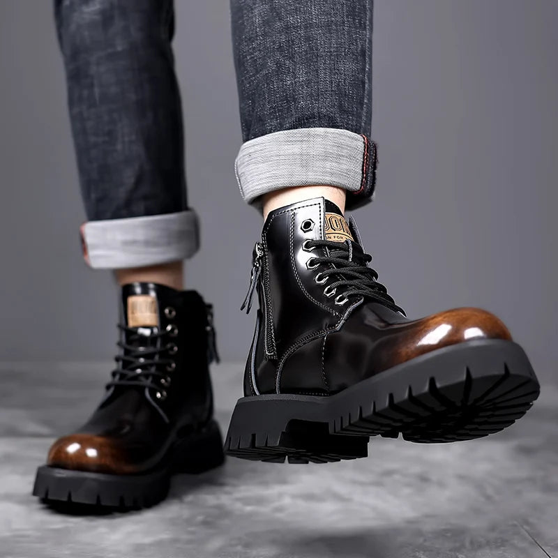 Men Boots 2023 New Winter Slippers Warm Men Shoes Waterproof Non-Slip Plush Sneakers Male Tenis Shoes Boots Men Sneakers Winter