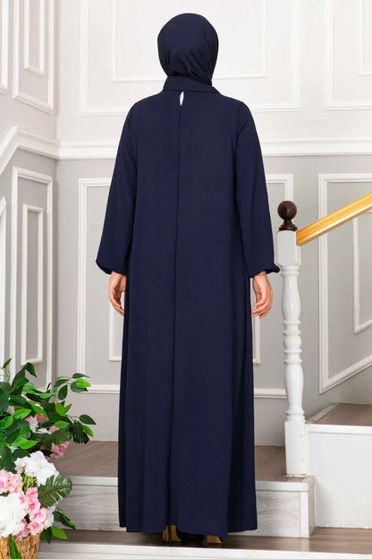 Evening Dress Women Abaya Hijab Femeles Y2K Ruched Muslim Dress Turkish Robe Kaftan Islamic Clothes Ball Gown Jalabiya for Women