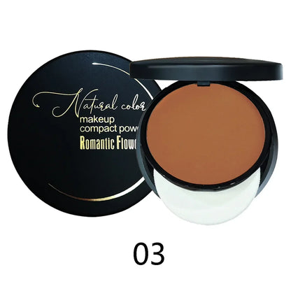 Oil-control Matte Makeup Loose Setting Powder Waterproof Long-lasting Face Concealer With Powder Puff And Mirror Facial Makeup
