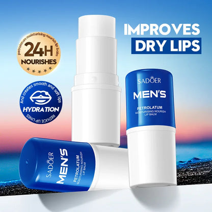 Men Lip Balm Moisturizing Hydration Fading Lip Lines Anti-Cracking Remove Dead Skin Refreshing And Not Greasy Exquisite Lip Care