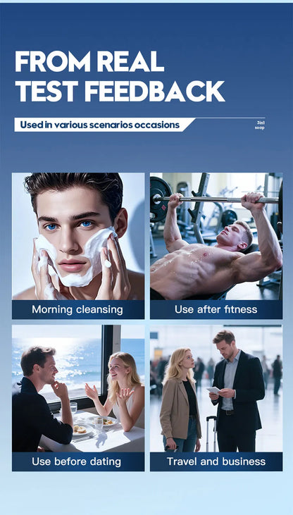 Men's 3-in-1 Aloe Cleansing Bar