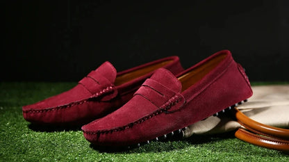 Handmade Men Casual Shoes Soft Loafers Lightweight Driving Shoes Fashion Slip on Flats High Quality Moccasins Non Slip Men Shoes