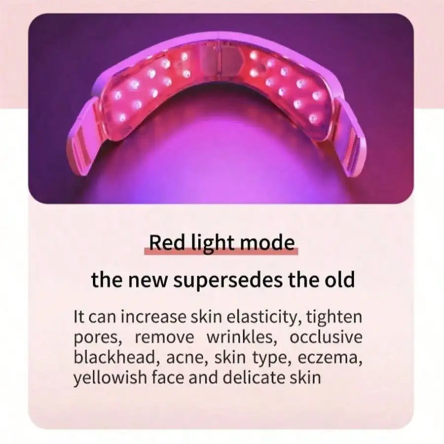 5-Mode 12-Intensity Face Massager, Vibration Lifting & Heating Double Chin V-Shape Massager, Smart Skin Tightening Device, Ideal Holiday Gift For Women