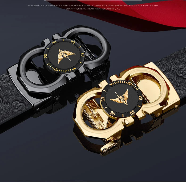 Men's fashionable automatic buckle waistband, casual belt, personalized and versatile, high-end belt
