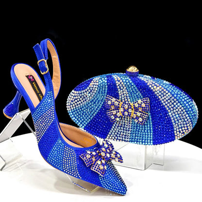 Venus Chan Festive Elegance: Dazzling Heels and Chic Clutch Perfect Combination Of Shoes And Bags for Party Occasions