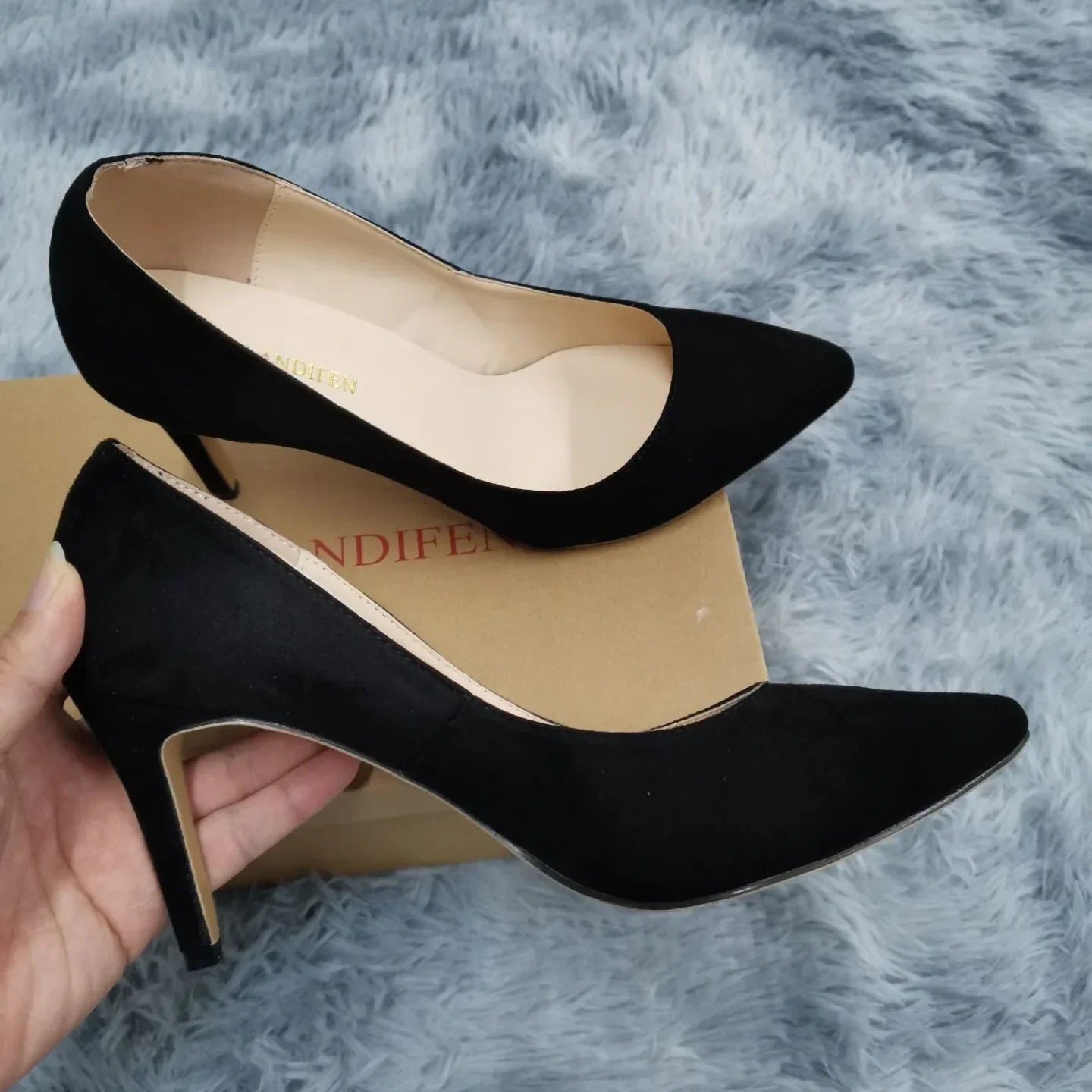 High Heels Classic Pumps Women's Stilettos Sexy Ponited Toes Fashion Office Party Red Wedding Female Comfort Women Party Shoes