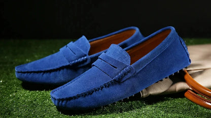 Handmade Men Casual Shoes Soft Loafers Lightweight Driving Shoes Fashion Slip on Flats High Quality Moccasins Non Slip Men Shoes
