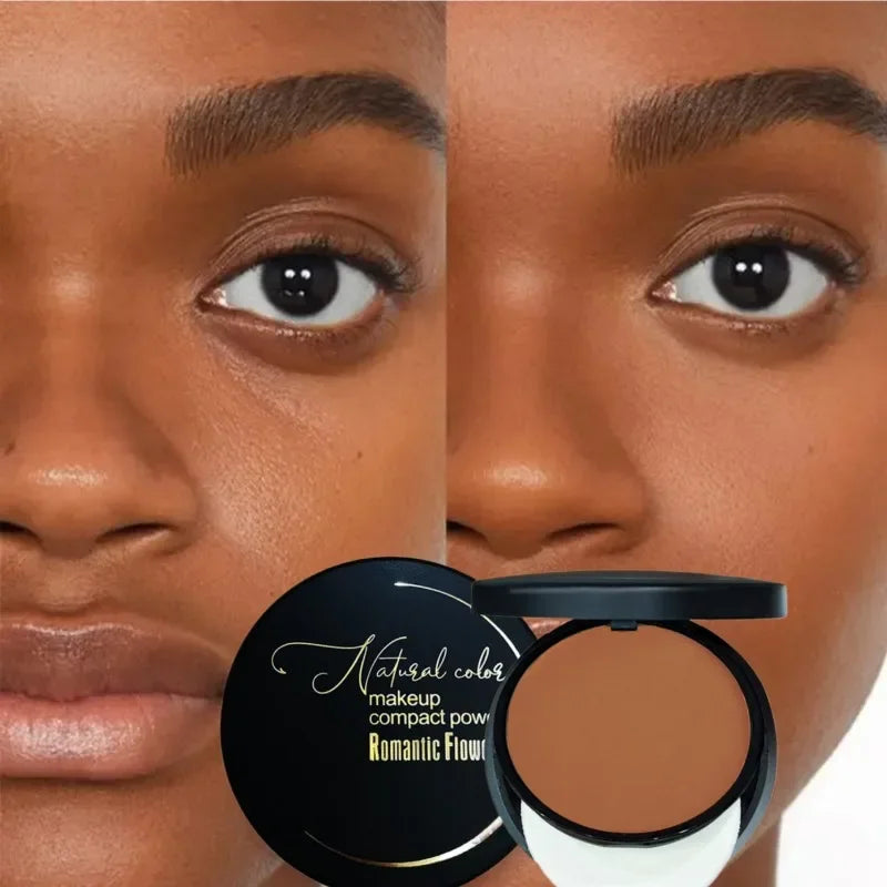 Oil-control Matte Makeup Loose Setting Powder Waterproof Long-lasting Face Concealer With Powder Puff And Mirror Facial Makeup