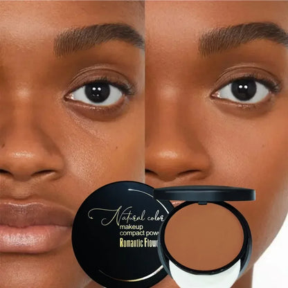Oil-control Matte Makeup Loose Setting Powder Waterproof Long-lasting Face Concealer With Powder Puff And Mirror Facial Makeup
