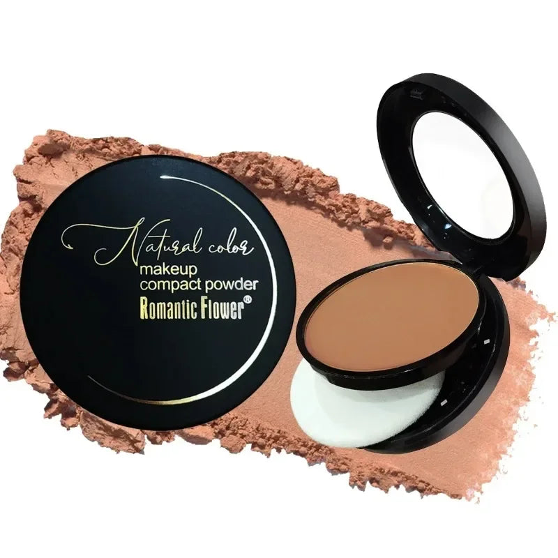 Oil-control Matte Makeup Loose Setting Powder Waterproof Long-lasting Face Concealer With Powder Puff And Mirror Facial Makeup