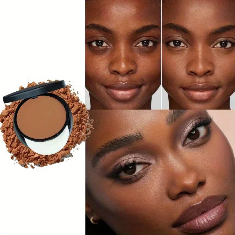 Oil-control Matte Makeup Loose Setting Powder Waterproof Long-lasting Face Concealer With Powder Puff And Mirror Facial Makeup