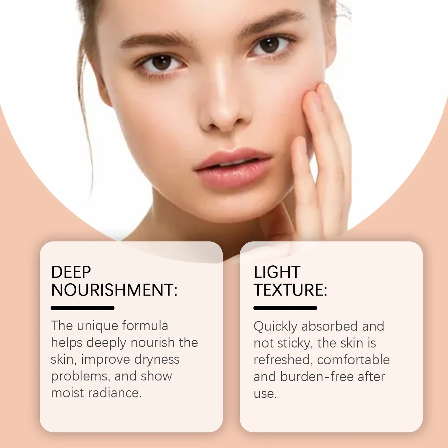 HOYGI Hyaluronic Acid Face Serum Hydrating Tightening Smoothing Nourishing Brightening Fade Fine Lines Anti Aging Facial Essence
